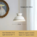 LED Retro Ceramic Pendant Chandelier Stylish Home Decor Ljojo Lighting