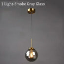 Italian Designer Glass Ball Led Ceiling Lamp - Modern Indoor Lighting by Ljojo