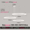 Ljojo LED Chandelier: Modern Dining Room Lighting for Bedroom, Living Room, and Study