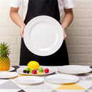 Ljojo Melamine Steak Trays Round Dinner Plates Dining Sets Hotel Househould