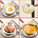 Ljojo Mini Stainless Steel Cooking Pot Pan Set