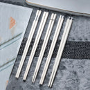 Ljojo 5 Pair Alloy Non-Slip Chopsticks Set for Kitchen Tableware Gift