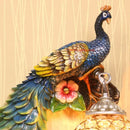 Golden Peacock Wall Lamp for Living Room Bedroom Restaurant Bar Decor - Ljojo