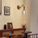 Ljojo American Classic Old Copper Wall Lamp Brass LED Home Decor Indoor Parlor Sconce