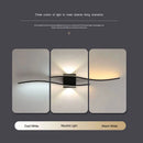 Ljojo LED Wall Lights: Bedroom TV Background Bedside Sconce, Black/White, AC85-265V