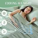 Ljojo 100% Organic Bamboo Silky Bed Sheet Set - Luxuriously Soft Hotel Bedding