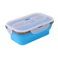 Ljojo Silicone Lunch Box Spoon Portable Bento Container 900ml