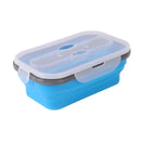 Ljojo Silicone Lunch Box Spoon Portable Bento Container 900ml