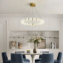 Ljojo Luxury Cream Magic Bean LED Chandelier