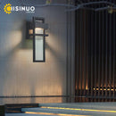 Ljojo Matte Black Outdoor Wall Sconces for Garage Garden Entryways