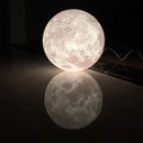 3D Print Moon Pendant Light: Creative Hanging Night Lamp by Ljojo for Restaurant/Bar Atmosphere.