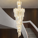Ljojo Luxury Crystal Chandelier for Villa Hotel Duplex Building