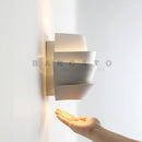Ljojo 4-Layer White Metal Wall Lamp Modern Creative Light for Bedroom Living Room