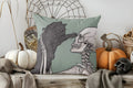Halloween Skeleton Pattern Throw Pillow Cover by Ljojo: Sofa Bedroom Car Cushion Cover