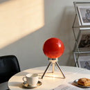 Bauhaus Round Ball Table Lamp American Postmodern Ins Style Girls Kids Bedroom Ambient Decor Lamp by Ljojo