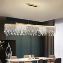Ljojo Luxury Crystal Chandelier Pendant Lights for Living Dining Room