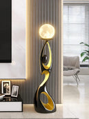 Ljojo Luxury Resin Sculpture LED Floor Lamp