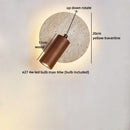 Ljojo LED Wall Lamp Bedroom Bedside Up Down Rotate Stair Light