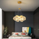 Nordic Starlit Sky Glass Ceiling Chandelier for Child Bedroom Dining Room by Ljojo