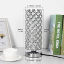 Ljojo Luxury Crystal Table Lamp Touch Dimmable USB Charging Eye Protection