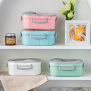 Ljojo Double-Layer Insulated Oval Lunch Box for Fresh Meals