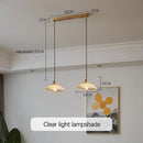 Nordic Striped Glass Dining Table Hanging Lamp Multi-Functional Light Ljojo
