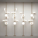 European Minimalist White Glass LED Floor Lamp by Ljojo - Multi-head Metal Frame Bedside Living Room Decor
