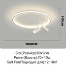 Ljojo LED Ceiling Light: Modern Spotlight Chandelier for Home Lighting in Living Room