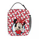 Ljojo Minnie Mouse Insulated Lunch Bag for Girls - Cute School Picnic Food Storage