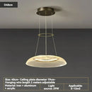Ljojo Modern LED Ring Chandelier Luxury Restaurant Living Room Bedroom Villa Home Decoration