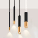 Modern Minimalist LED Chandelier Long Tube Hanging Light for Dining Room by Ljojo