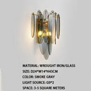 SANDYHA Glass Wall Lamps Modern Nordic Hotel Lighting Fixture by Ljojo