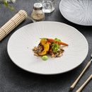 Ljojo Matte Ceramic Round Plate Set for Dining and Entertaining
