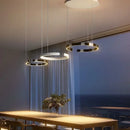 Ljojo Modern Ring Ceiling Chandelier LED Lamp Eye Protecting Pendant Light