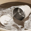 Ljojo 304 Stainless Steel Coffee Cup with Lid, Double-Layer Anti-Scalding Travel Mug
