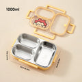 Ljojo Stainless Steel Lunch Box with Compartments - Large Capacity Bento Box