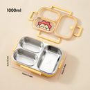 Ljojo Stainless Steel Lunch Box with Compartments - Large Capacity Bento Box