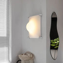 Bolla Design LED Wall Pendant Light Cream Glass | Artistic Bedroom Lamp by Ljojo