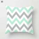 Ljojo Mint Green Blue Geometric Cushion Cover Modern Home Decor