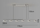 Ljojo LED Pendant Light Chandeliers for Living and Dining Room Lighting