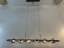 Italian Minimalist Glass Dining Table Chandelier | Ljojo Long Island Bar Nordic Luxury Lamp