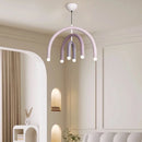 Italy Minimalist LED U-shaped Rainbow Chandelier by Ljojo - Stylish Ceiling Pendant Light