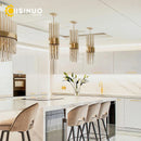 Ljojo Luxury Glass Pendant Light Chandelier for Home/Commercial Decor