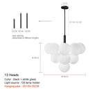 Modern Glass Pendant Lights Luxury Chandelier Hanging Lamps by Ljojo