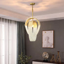 American Postmodern Light Luxury Tassel Crystal Chandelier for Dining Room by Ljojo