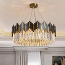 Ljojo Luxury Crystal Chandelier, Modern Bedroom Pendant Light, Elegant Indoor Lighting