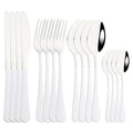 Ljojo 16-Piece Pink Gold Stainless Steel Cutlery Set - Dinnerware Flatware Tableware Kit