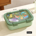 Ljojo 1250ML Cartoon Lunch Box & Soup Bowl Set