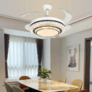 Ljojo 110V 220V LED Ceiling Fan with Remote Control and ABS Blades
