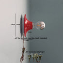 Ljojo LED Wall Light Mirror White Iron Bedside Wall Lamp